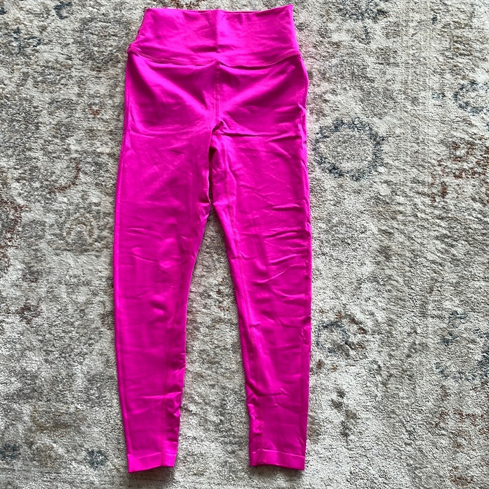 Fuschia yoga pants